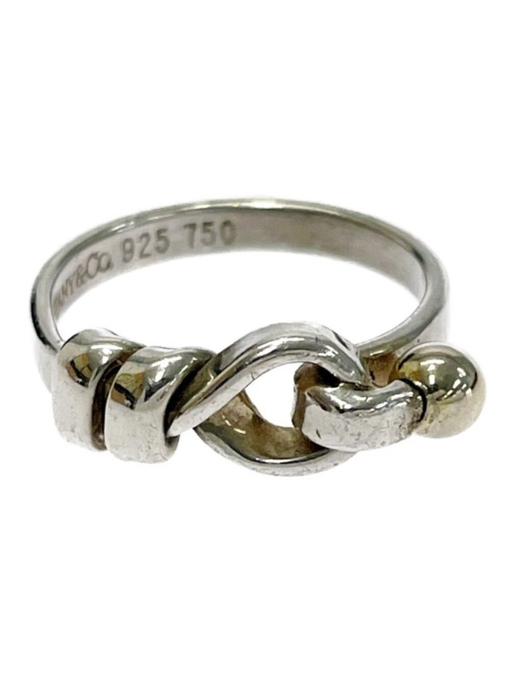Tiffany & Co Silver Hook & Eye Ring